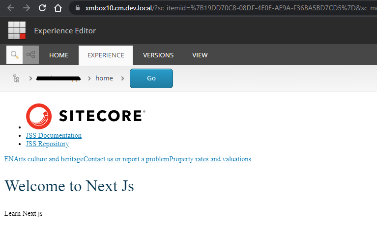 integrate-next-js-application-to-sitecore-experience-editor